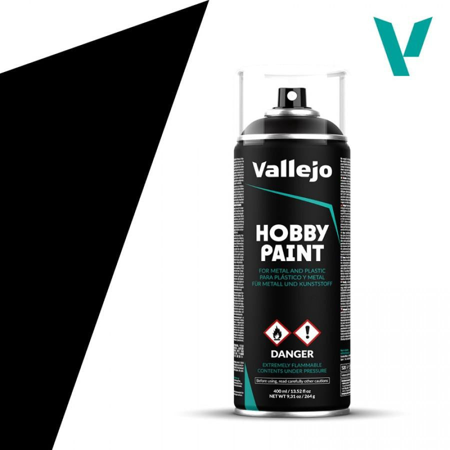Vallejo Black Primer Spray 400ml 28012